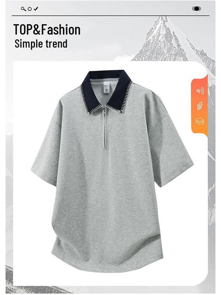 2022 Summer Men's Quick-Dry Ice Silk Polo Shirt