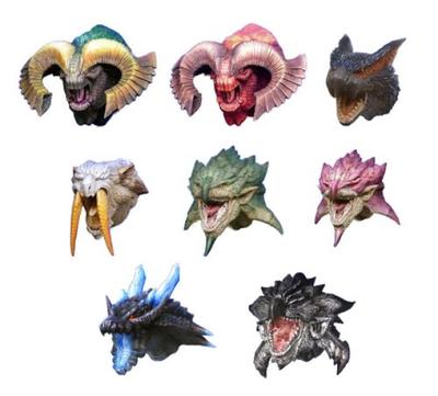 Monster Hunter Jagdtrophäen-Magnet-Sammelbox