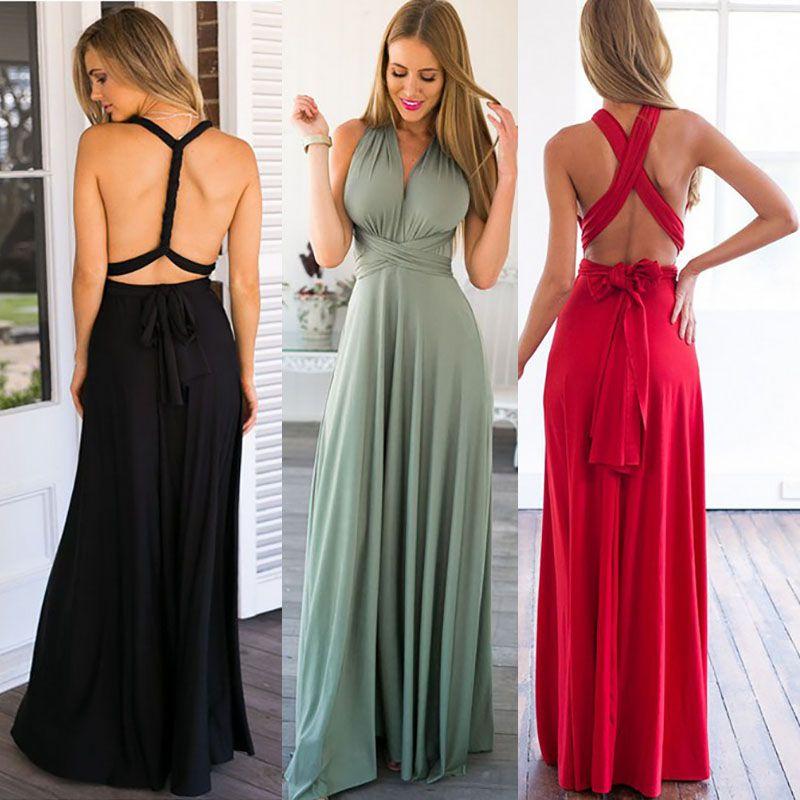 Elegant Women's Long Sleeveless Dress Perfect For Evening Party And Cocktail Events
