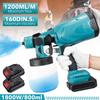 120W 88VF akumulátorový stříkací pistole Přenosná stříkací pistole s vysokým výkonem Dezinfekce domácností Dřevoobráběcí 800ml elektrický stříkací pistole