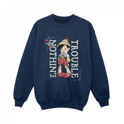 Boys Pinocchio Nothing But Trouble Sweatshirt