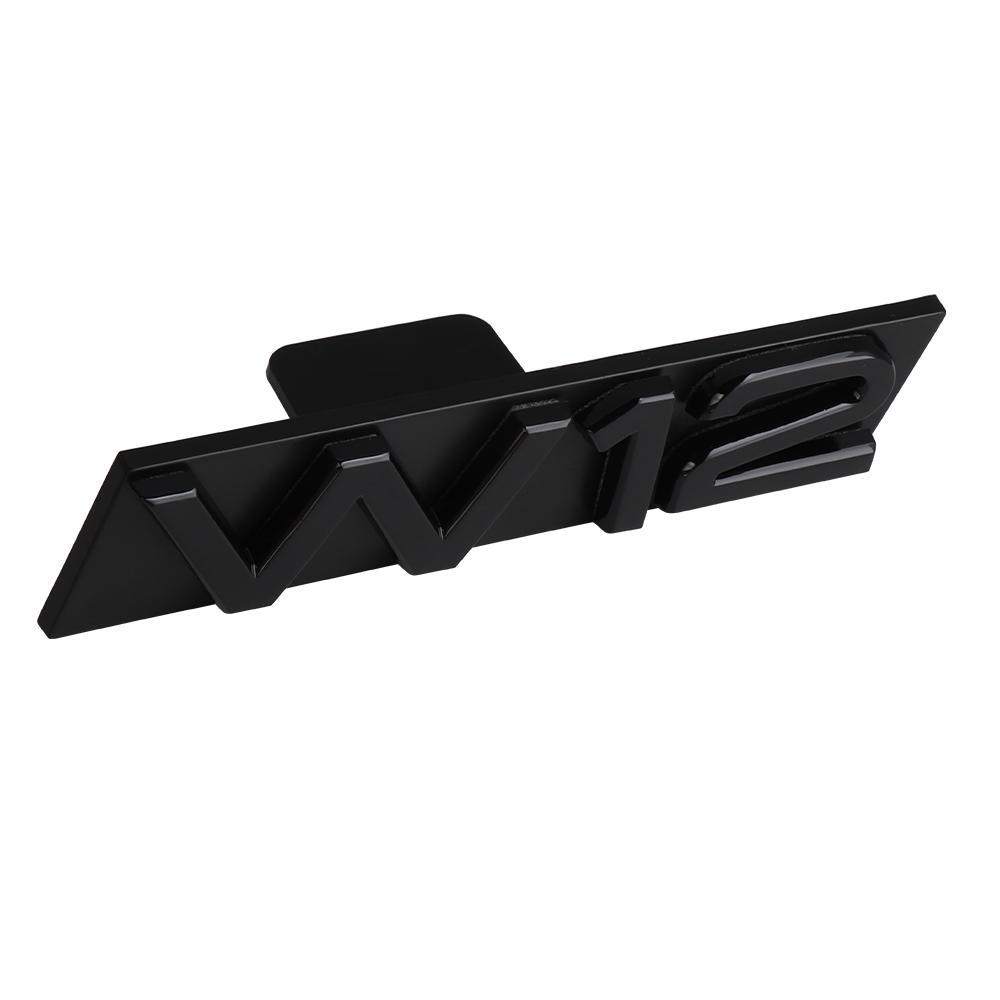 3D S3 S4 S5 S6 S7 S8 Logo ABS Car Front Grille Badge Sticekr Decoration For Audi SQ3 SQ5 SQ7 SQ8 W12 V6 RS3 RS4 RS5 RS6 RS7 RS8