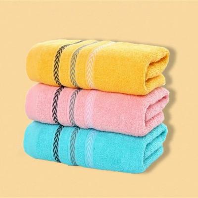 2 toallas de algodón estilo espiga de trigo, de rápida absorción, suaves y de secado rápido, para el baño, hotel y viajes.
