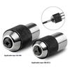 Steel Twin Ranging Tap Adapter Sleeve Tool Adjustable Design 15mm Depth 3/8" Square Interfaces Nonslip Texture Handle