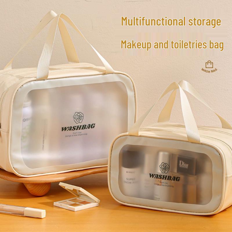 Large Capacity Portable Travel Toiletry Bag with Wet-Dry Separation