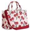 Coach Borsa Tote Stampa Ciliegie New York - Mini Borsa a Mano in Tela con Logo Ricamato - Casual Estivo e Occasioni Regalo CZ104-B4CAH