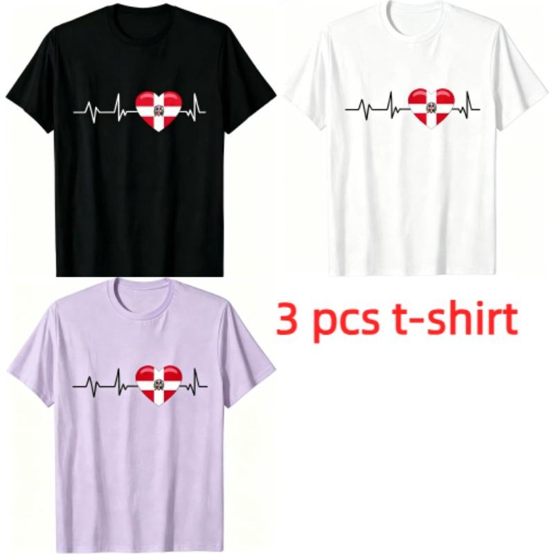 Fun I Love Austria Pattern Print Kids T-shirt Summer Girls Boys Casual Fashion Tops Kids O-Neck Short Sleeve T-shirt Clothing