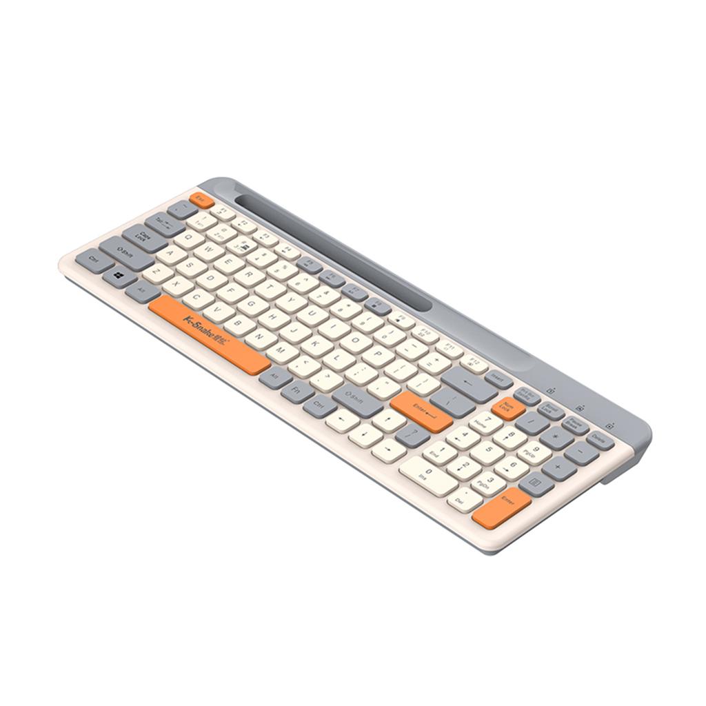 K100 2.4G Drahtlose Tastatur 100 Tasten BT Dual-Modus Mechanische Tastatur Wiederaufladbar Ultra-Slim