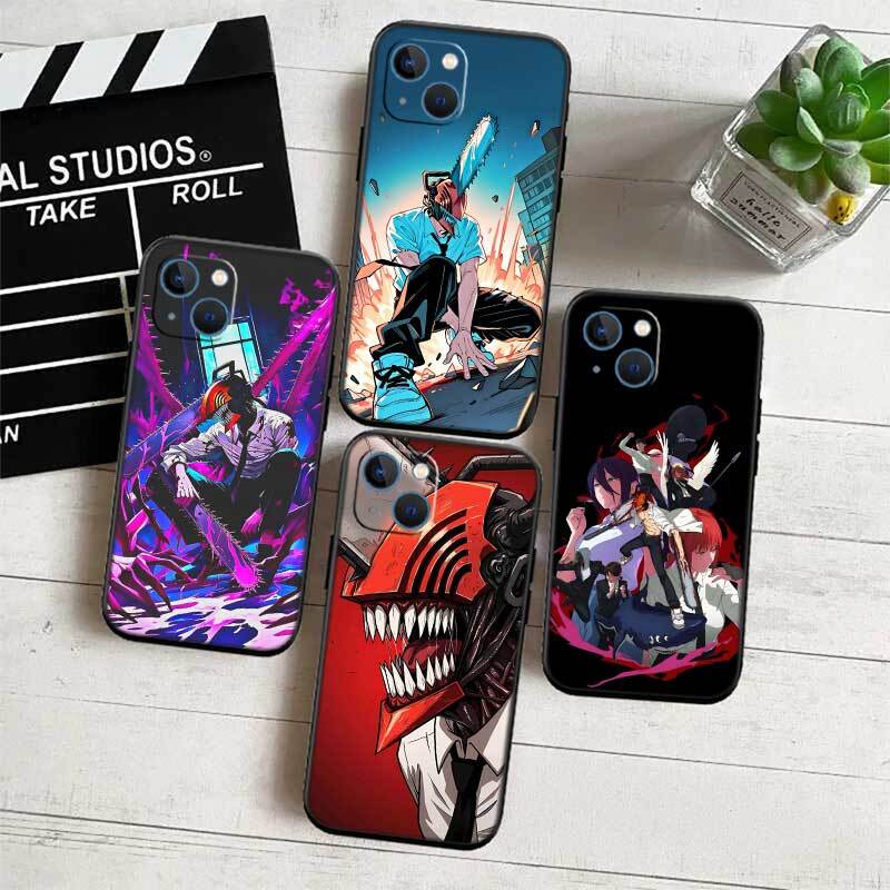 C-Chainsaws Denji Shockproof Phone Case for Redmi Note 8 8T 9 9A 9C 9T 9S 10 11 11S 10C 10X 10A 10T Pro Max Plus Prime