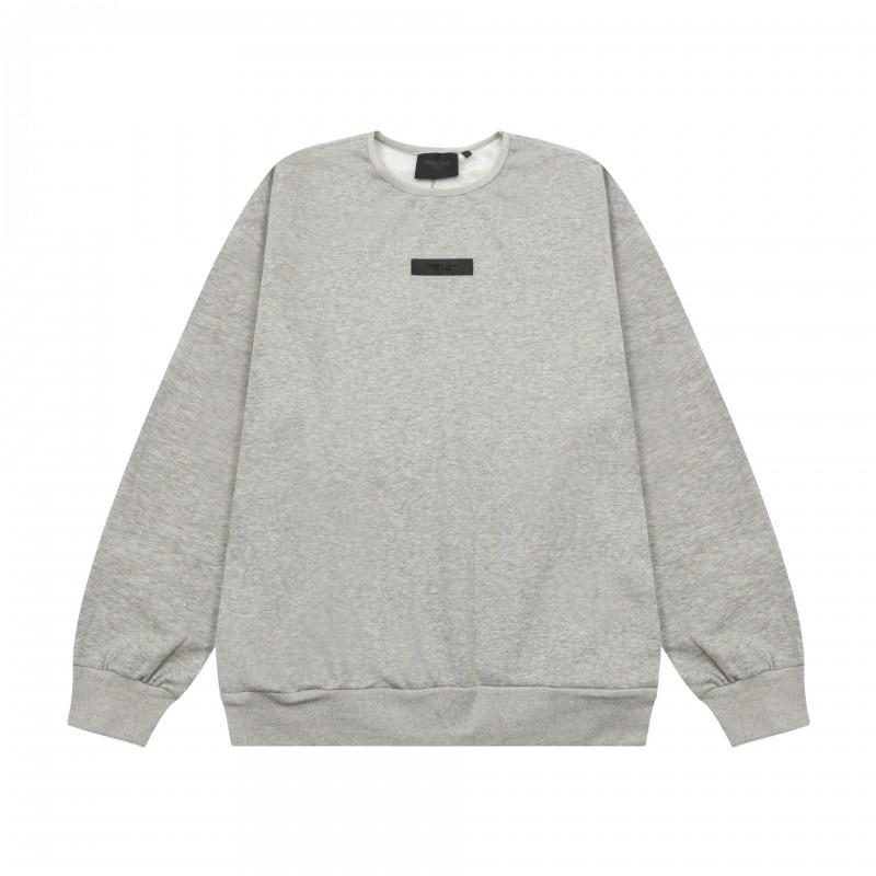 Unisex FOG Icon Double-Line Hoodie Cotton Warm Fleece Lined Crewneck Sweatshirt Winter Streetwear