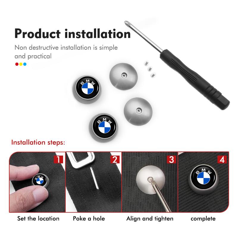 2025 Hot Car Seat Belt Spacing Limit Stop Buckle Clip Retainer Button For BMW G30 G20 M3 M5 E91 E92 E93 E36 E70 X3 X4 X5 X1 E39