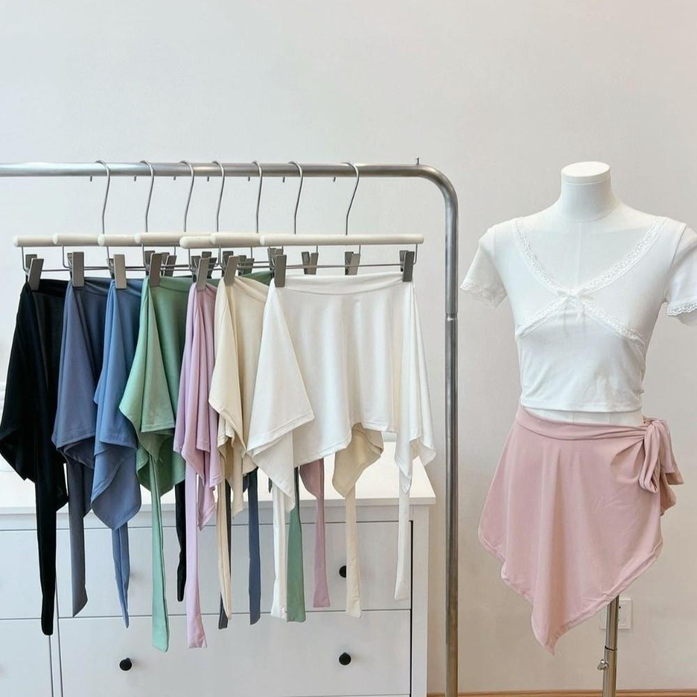 Multifunctional Ice Silk Tie Shawl Portable Tennis Hip-covering Skirt  Sports Activities
