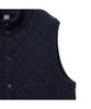 Iolo Quilted Knitting Vest_Navy