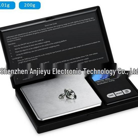 Portable Digital Jewelry Scale with Flip Cover, 500g Capacity, Ideal for Gold & Diamonds