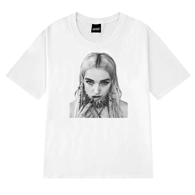 

Gothic Poppy Bad OUnisexs Graphic T Shirts Unisex Women Hip Hop Vintage Streetwear Unisex 100 Cotton Oversized Short Sleeve Tshirt S