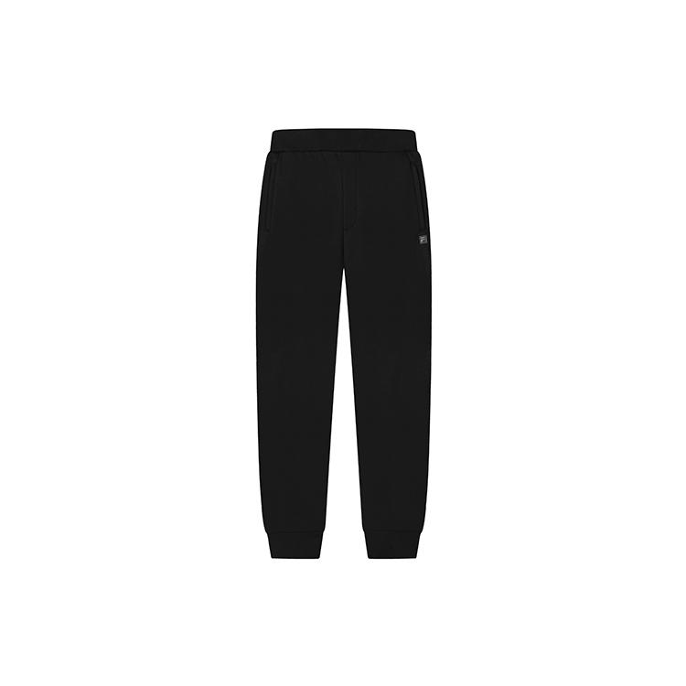 New FILA Knitted Sweatpants Men's Jet Black F11M147607F-BK