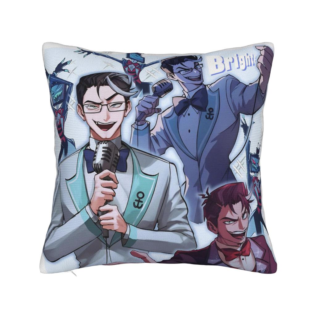 R-Radiostatic Vox Alastor Pillow Cover Accessories Printing Cushion Cover Decorations Pillow Case Cover Home Multiple Sizes