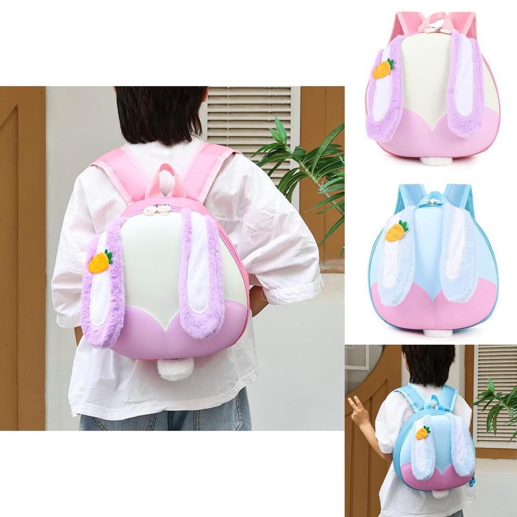 Childrens Cartoon Bunny Ears Backpack With Lightweight Pvc Material For School Education
