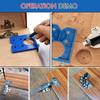 New 35mm Hinge Jig Drill Guide Sets Door Hinge Drill Hole Cutter Concealed Hinge Jig with Bit Positioner for Furniture Wood