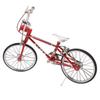 Mini Bike Model Ornament High Simulation Vivid Details Compact Structure Finger Bikes Toys for Desktop Decoration DIY