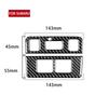 Real Carbon Fiber Car Accessories Headlight Switch Panel Cover Soft Sticker For Subaru Impreza 2012-2016 XV Crosstrek 2013-2017