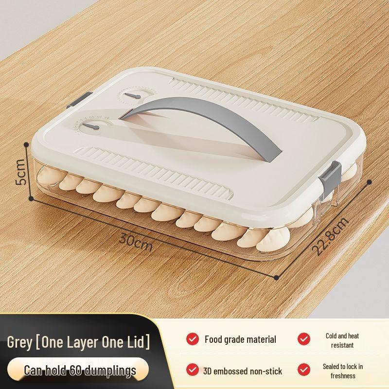 Stackable Food-Grade Dumpling Freezer Storage Box