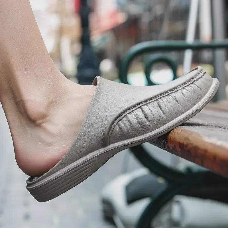 Pánské ležérní nazouvací boty pro léto 2023: Boty a sandály pro řidiče, velikost 47