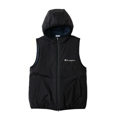Champion Hooded and for Women's Zip-Up Vest, Water-Repellent, Windproof, Warm, Golf, CW-CG602-090-S