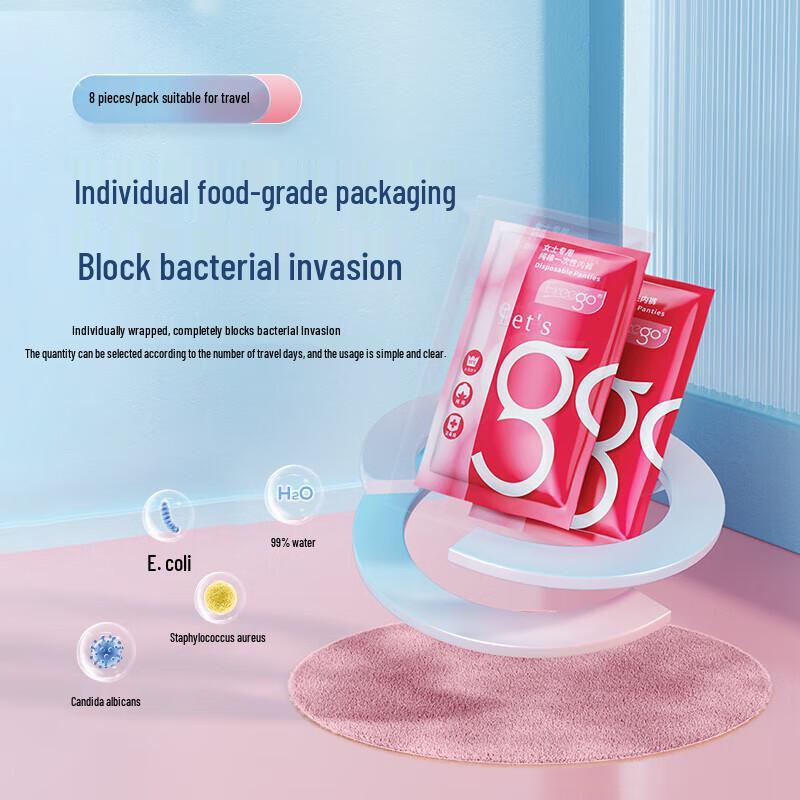 Freego Disposable Cotton Underwear for Women