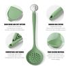 5Pcs Silicone Cookware Non-stick Cooking Utensils Wok Spatula Spoon Colander Rice Spatula Kitchenware Kitchen Cooking Tool Set