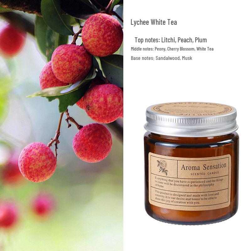 Influencer Glass Scented Candle Cup - Handmade, Smokeless, with Essential Oils and Plant Wax