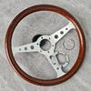 Volante Indy Heritage 350mm 14 Pollici Volante Sportivo da Corsa con Finitura Legno Classica PC-ST54
