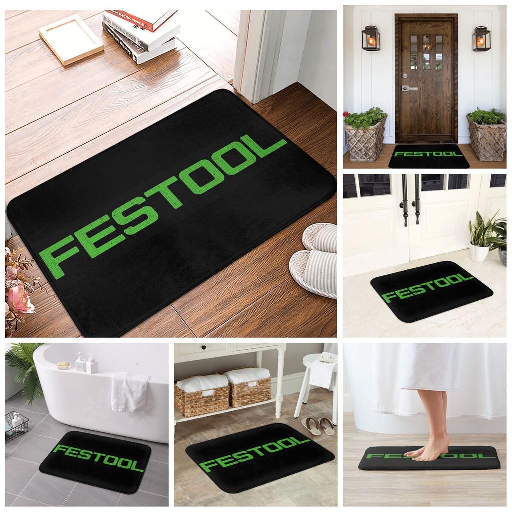 Festool Powertool Doormat Kitchen Entrance Home Floor Mat Anti-slip Carpet Rug for Bedroom Footpad Mats