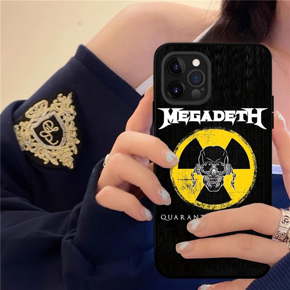 Music Rock M-Megadeth Phone Case For IPhone 16 15 14 11 12 13 Mini Pro XS Max Cover 6 7 8 Plus X Funda Shell