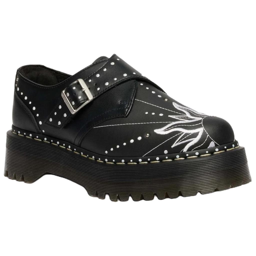 DR. Martens Monk Quad Solar Flare Leder Freizeitschuhe Unisex Schuhe Schwarz 41811001