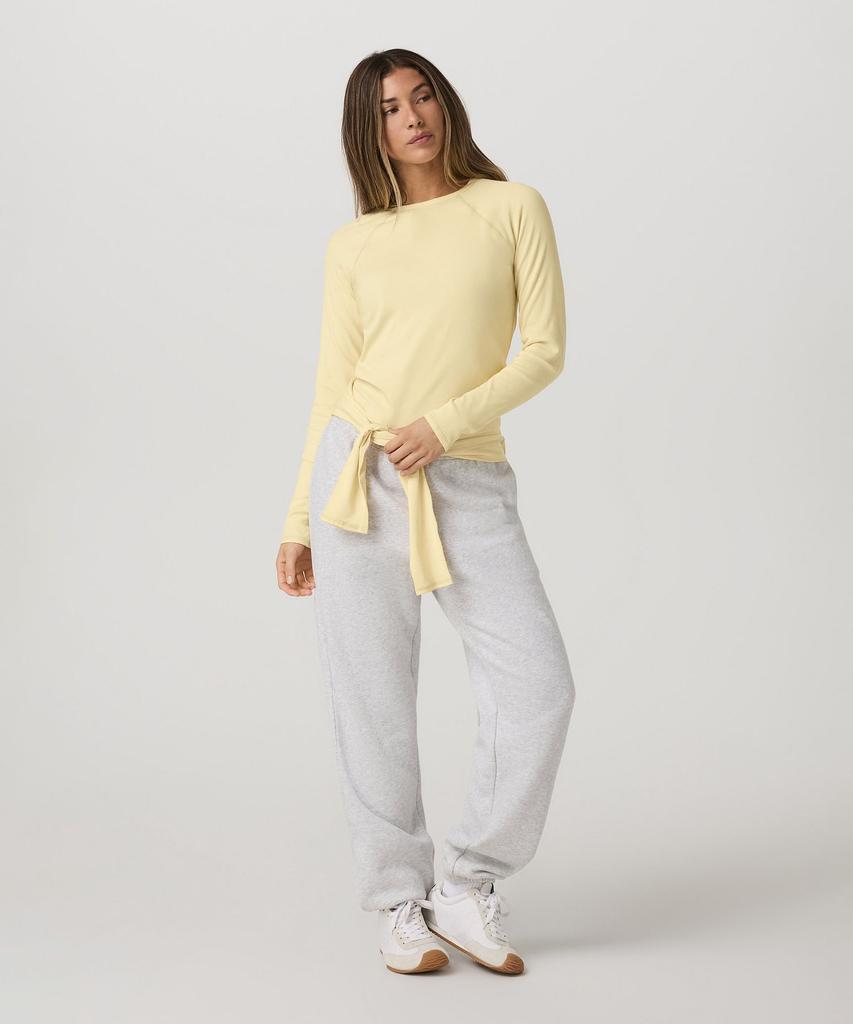 VUORI [Female] Long Sleeve Pose Crew _Lemon_Vr26121038