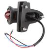 Universal Motorcycles Plating Retro Taillights Tail Brake light Lamp Black SLJ W042B