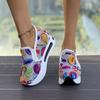 Women's Spring New Casual Loafers, Lace Mesh Invisible Height‑Increasing Platform Sole, European‑American Style