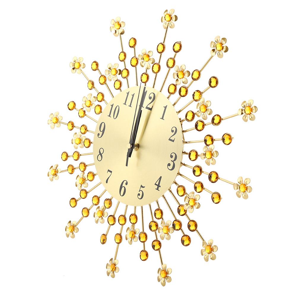 European Flower Shaped Wall Clock, Unique Ing Clock for Bedroom or Living Room, Ideal for Friends and Families