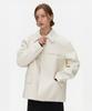 Ahwe Single Leather Jacket_Ivory