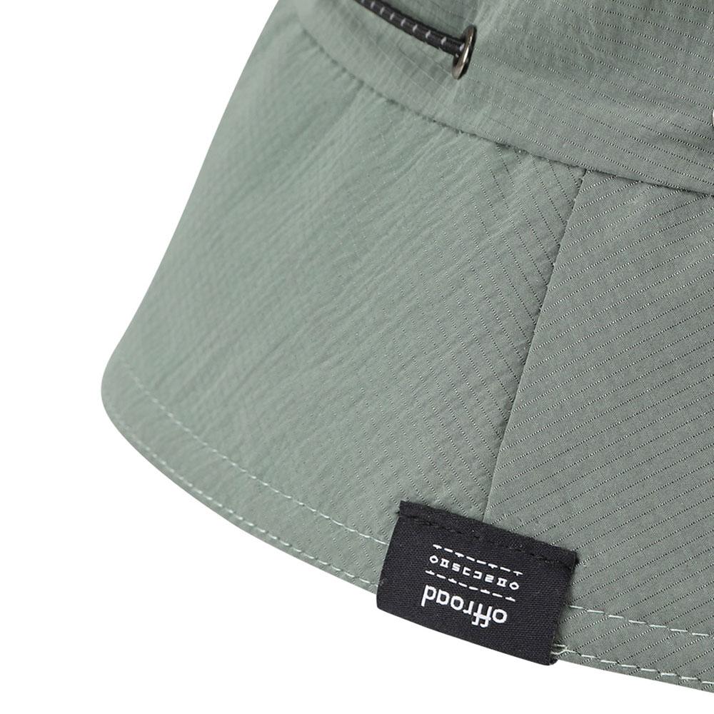 OFFROAD Unisex Rib String Bucket Hat (Grayish Khaki)_5Lg7423