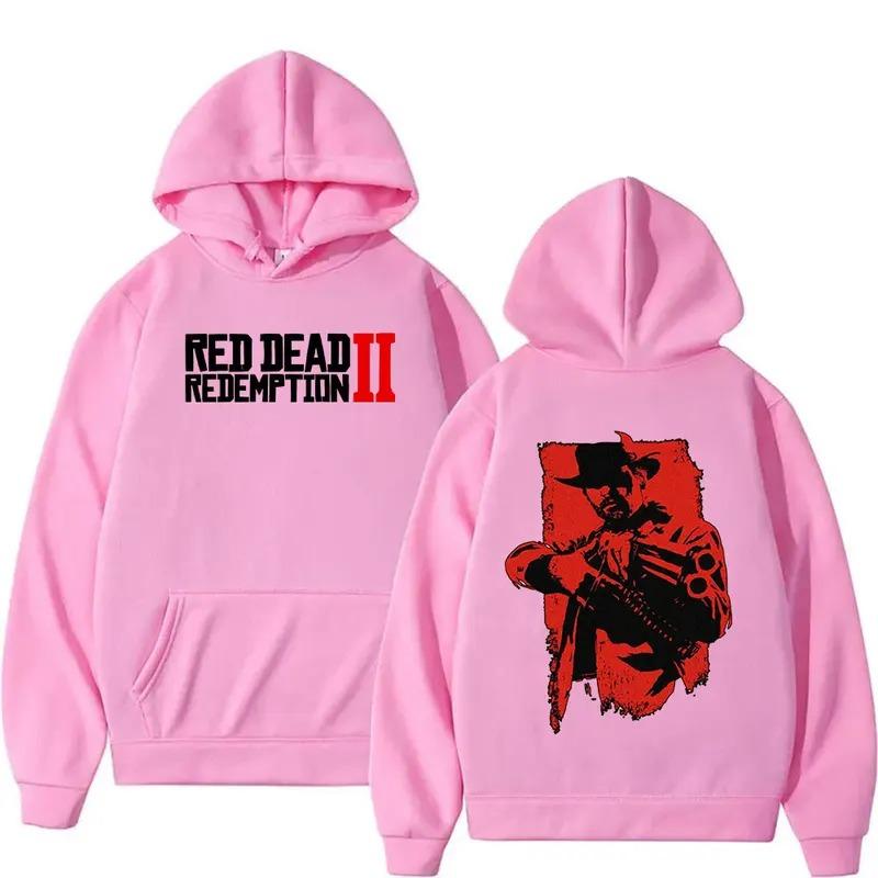 Red Dead Redemption 2 Arthur Morgan Hoodie Men's and Women's Retro Gothic Collar Fashion Casual Hoodie Street Wear