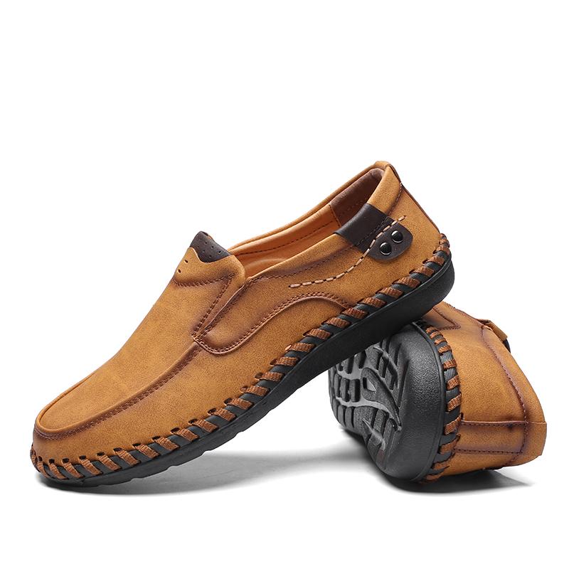 Size 38-48 Men's Moccasins Men's Shoes Men's Casual Shoes Handmade Leather Shoes Men's Loafers