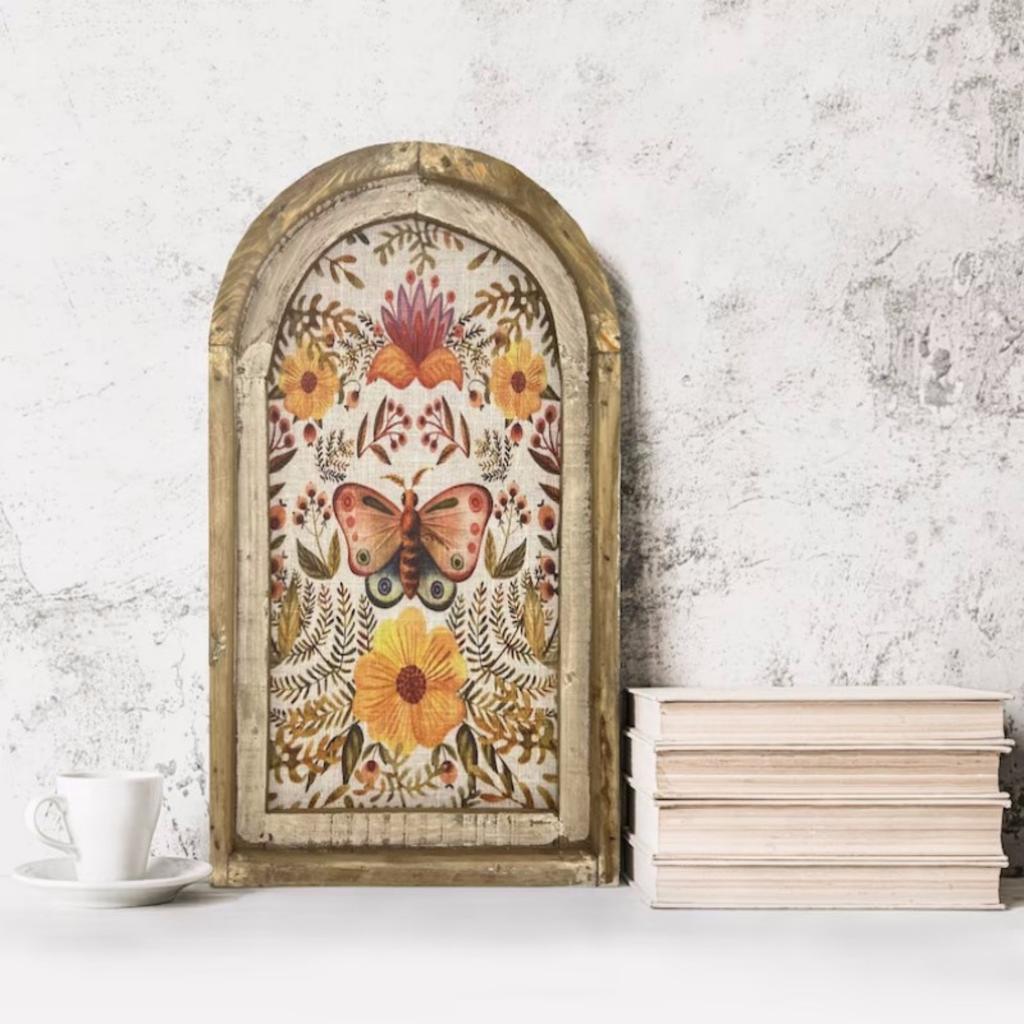 Rustic Wooden Vintage Wall Decor | Farmhouse Art Decorations for Living Room, Home Office, and Nursery(12x8 inch, 3D with Frame)