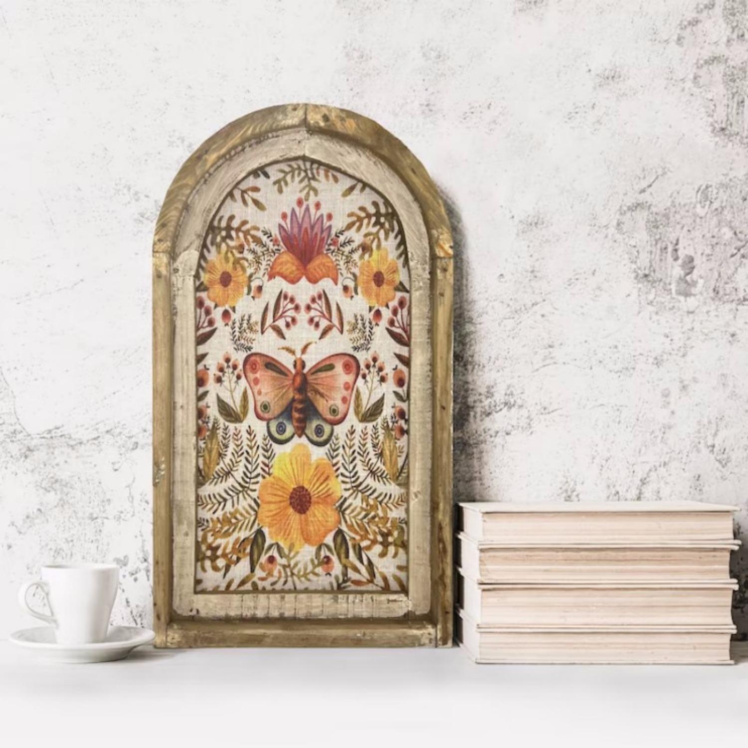

Rustic Wooden Vintage Wall Decor | Farmhouse Art Decorations for Living Room, Home Office, and Nursery(12x8 inch, 3D with Frame)