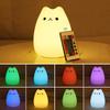 LED Nachtlicht Schlafzimmer Touch Sensor Remote Katze Dekoration Atmen Fütterung Lampe