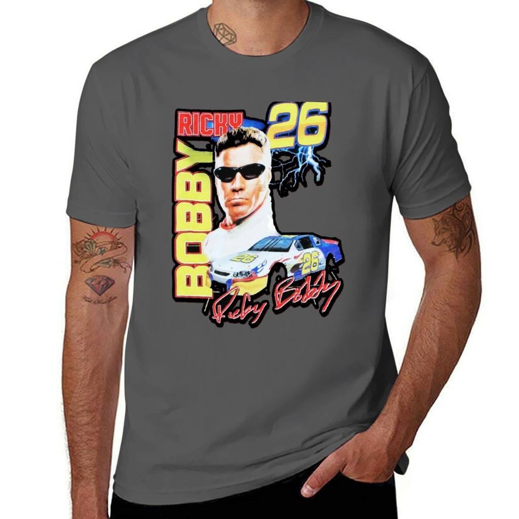 Ricky Bobby Vintage Racing Tshirt Antiwrinkle Short Sleeve Tshirt