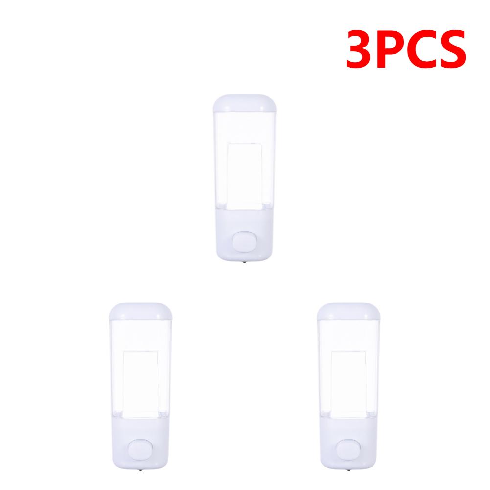 2-4PC Liquid Soap Pump Dispenser Wall Mount Shower Shampoo Lotion Container Hand Wash Soap Liquid Dispenser for Bathroom Kitchen