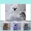 Adorable Cartoon Koala Plush Doll Cozy Soft Keychain Plush Toy For Collectors