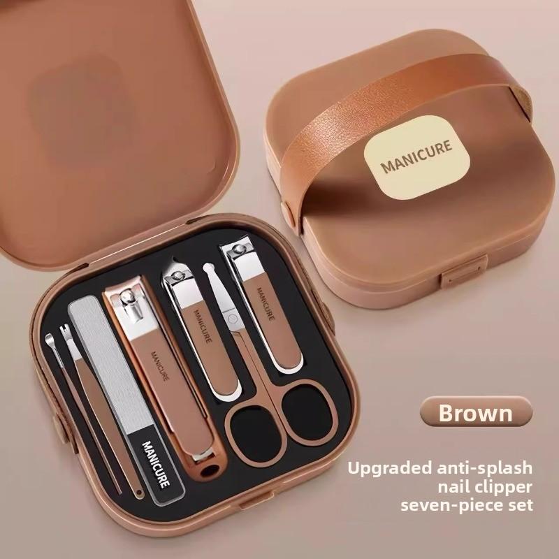 Stainless Steel Precision Workmanship Set, Portable Home Pedicure, Multi-functional Ear Pick, Nail Clipper, Nail Clipper Set, Nail Art